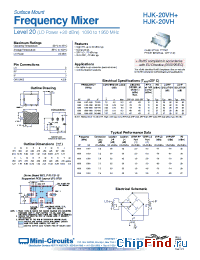 Datasheet HJK-20VH+ manufacturer Mini-Circuits